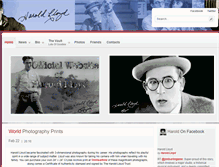 Tablet Screenshot of haroldlloyd.com